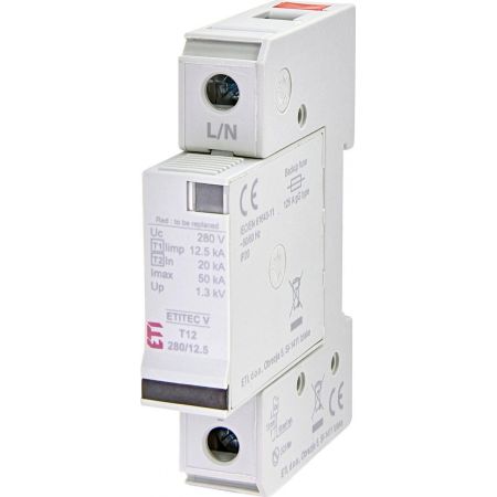 (2442900) Ограничитель перенапряжения ETITEC V T12 280/12,5 (1+0), ETI