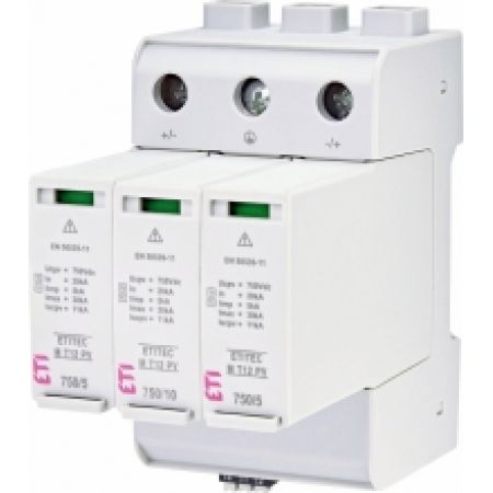 (2442974) Ограничитель перенапряжения ETITEC V 2T3 255/5 (2+0) RC, ETI