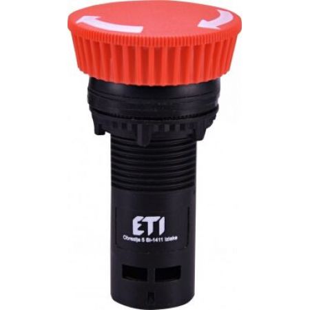 (4771483) Кнопка монобл. грибок ECM-T01-R (отключение поворотом, 1NC, красная), ETI