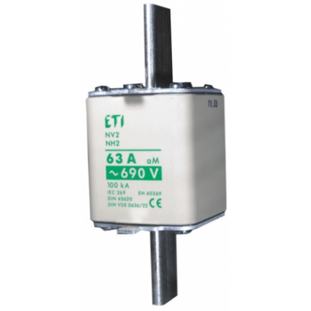 (4181413) Предохранитель NH-000/aM 80A 690V KOMBI, ETI