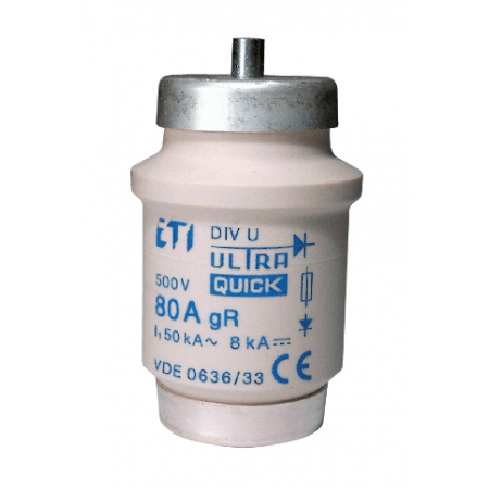 (4324002) Предохранитель DIVUQ100A/500V gR (50 kA), ETI