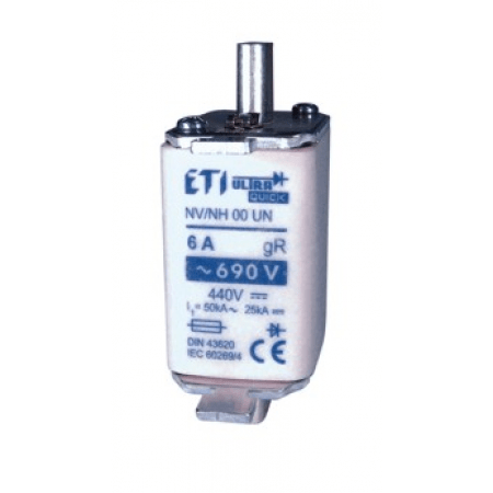 (4331210) Предохранитель M00UQU-N/63A/690V gR (50kA), ETI