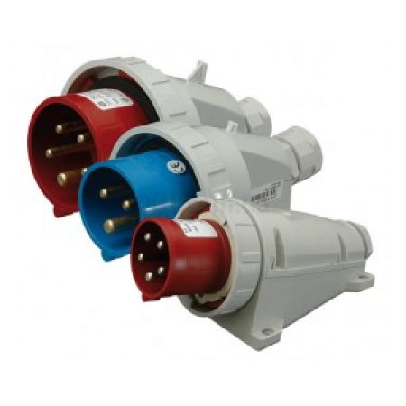 (4482074) Вилка настенная EPH-12543  IP67 (125A, 400V, 3P+PE), ETI