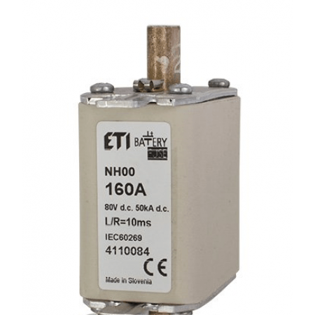 (4110082) Предохранитель NH-00  Battery  100A 80V DC, ETI