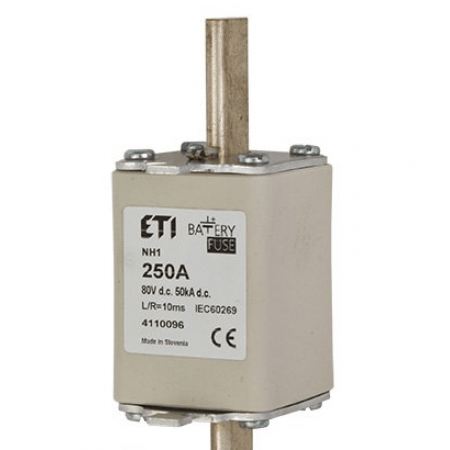 (4110086) Предохранитель NH-1C  Battery  25A 80V DC, ETI