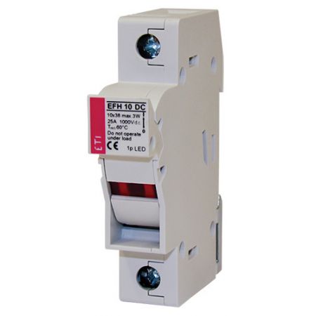(2540213) Держатель предохранителя EFH 10 2P-LED 25A 1000V DC, ETI