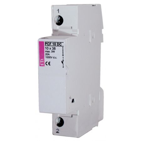 (2550211) Держатель предохранителя PCF 10 1P-LED 20A 1000V DC, ETI