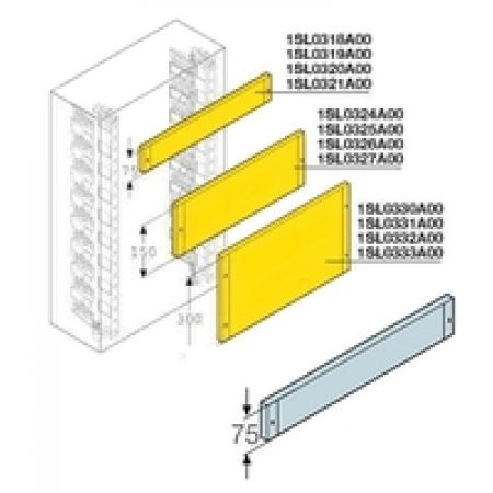 (1SL0321A00) Фальшпанель глухая H75-SIZE 6, ABB