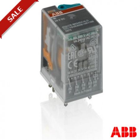 (1SVR405618R7100) Цокольне реле CR-M110AC4LG, ABB