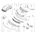 (2CHH010255A4003) 3901H-A00255 03 Зм.кр.ч.рамки Levit біл, ABB