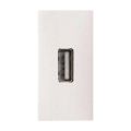 (2CLA215580N1101) N2155.8 BL Розетка USB Zenit білий 1мод., ABB