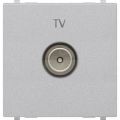 (2CLA225070N1301) N2250.7 PL Розетка TV проста Zenit срібл, ABB