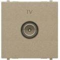 (2CLA225070N1901) N2250.7 CV Розетка TV проста Zenit шамп, ABB