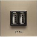 (2CLA228500N1901) N2285 CV USB-зарядка Zenit шампань, ABB