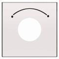 (2CLA855300A1301) 8553 PL Ц.пл. 2-поз.вимик.ключ Sky срібл, ABB