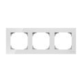 (2CLA857300A3001) 8573 CB Рамка 3 поста Sky біле скло, ABB