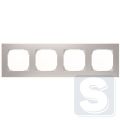 (2CLA857400A1301) 8574 PL Рамка 4 поста Sky сріблястий, ABB