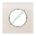 (2CLA867100A3001) 8671 CB Рамка 1 пост Skymoon біле скло, ABB