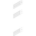 (PPMF1540) 12 DIN MOD.PANEL H=150MM W=400MM, ABB