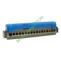 (4845) Клемник Синій 1х6-25+16х1.5-16мм2 141мм, Legrand