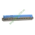 (4846) Клемник Синій 1х6-25+21х1.5-16мм2 176мм, Legrand