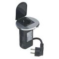 (54087) Люк з роз. 2К+З та USB 2м мет., Legrand