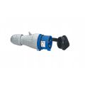 (56473) P17 IP44 вилка мобіл. 250В 32A 2К+З, Legrand