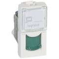 (76526) MOSAIC RJ45UTP 6a 1М зел.шторк, Legrand