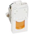 (76527) MOSAIC RJ45UTP 6a 1М оранж.шт, Legrand