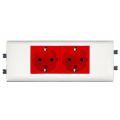 (77452) DLP Р. Кр.65 н.ст.2x2К+З з бл., Legrand