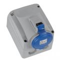 (555256) P17 Розетка накладна 32A 3К+Н+З 230В IP44 , Legrand