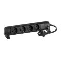 (694605) Подовжувач 4x2К+З 3м комфорт чорний, Legrand