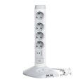 (694614) Подовжувач 4x2К+З 2хUSB 1хmicroUSB 2м розрядник, Legrand