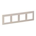 (754044) Valena LIFE Рамка 4 пости Слонова кістка, Legrand