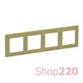 (754094) Valena LIFE Рамка 4 пости Лазур, Legrand
