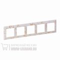 (754105) Valena LIFE Рамка 5 постів Ампір Білий, Legrand