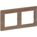 (754182) Valena LIFE Рамка 2 пости Світле дерево, Legrand