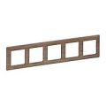 (754185) Valena LIFE Рамка 5 постів Світле дерево, Legrand
