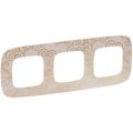 (754353) Valena ALLURE Рамка 3 пости Нарцис Золото, Legrand
