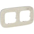 (755522) Valena ALLURE Рамка 2 пости Corian, Legrand