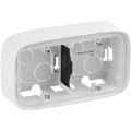 (755552) Valena ALLURE Коробка накладного монтажу 2 пости Білий, Legrand