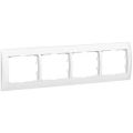 (771004) Galea Life Рамка 4 Пости Горизонтальна; колір White, Legrand