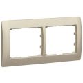 (771402) Galea Life Рамка 2 Пости Горизонтальна; колір Titanium, Legrand