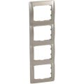 (771408) Galea Life Рамка 4 Пости Вертикальна; колір Titanium, Legrand