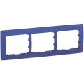 (771913) Galea Life Рамка 3 Пости Горизонтальна; колір Metal Magic Blue, Legrand