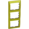 (771927) Galea Life Рамка 3 Пости Вертикальна; колір Metal Magic Green, Legrand