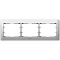 (771953) Galea Life Рамка 3 Пости Горизонтальна; колір Metal Brushed Aluminium, Legrand