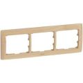 (771963) Galea Life Рамка 3 Пости Горизонтальна; колір Maple, Legrand