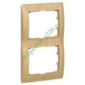 (771966) Galea Life Рамка 2 Пости Вертикальна; колір Maple, Legrand
