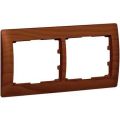 (771972) Galea Life Рамка 2 Пости Горизонтальна; колір Cherry wood, Legrand